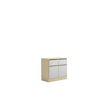 SVEA elevoppbevaring 2 store 2 små rom m/sokkel B80xD40xH72