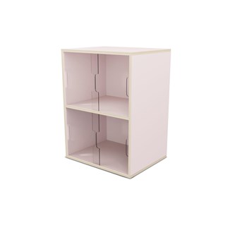 Fixa utstilling 2:2 m/skyvedør i Plexi D36 D46