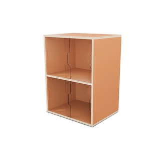 Fixa utstilling 2:2 m/skyvedør i Plexi D36 D46