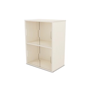 Fixa utstilling 2:2 m/skyvedør i Plexi D36 D46