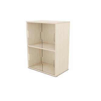 Fixa utstilling 2:2 m/skyvedør i Plexi D36 D46