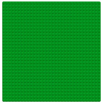 LEGO byggeplate, grønn