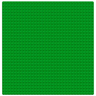 LEGO byggeplate, grønn