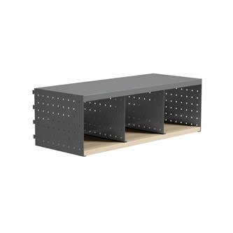 Wille garderobehylle 3-rom 75 cm