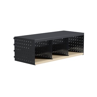 Wille garderobehylle 3-rom 75 cm