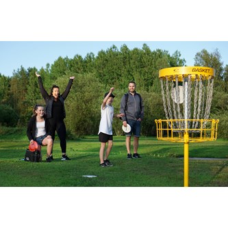 DiscGolf mål Pro Basket Elite fast