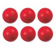 Skumball Ø20 cm plastkledd 6 stk