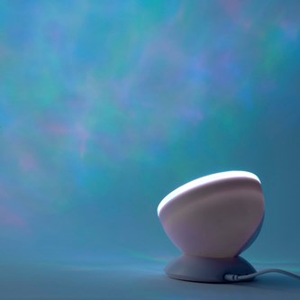 Projektor med lys og lyd