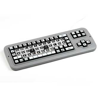 Clevy tastatur, kontrast