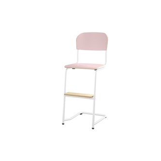Stol Matte FSC 45/63 cm LS hvit