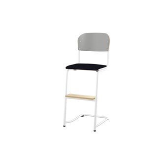 Stol Matte FSC 45/63 cm LS hvit