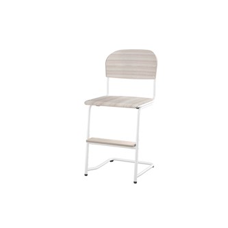 Stol Matte FSC 45/63 cm SS hvit