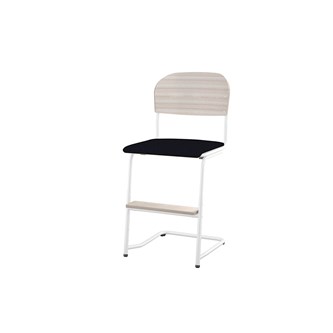 Stol Matte FSC 45/63 cm SS hvit