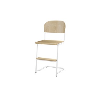 Stol Matte FSC 45/63 cm SS hvit
