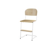 Stol Matte FSC 45/63 cm SS hvit