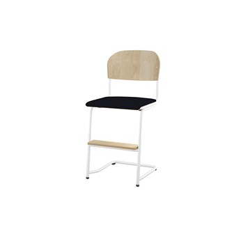Stol Matte FSC 45/63 cm SS hvit