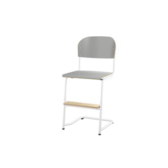 Stol Matte FSC 45/63 cm SS hvit