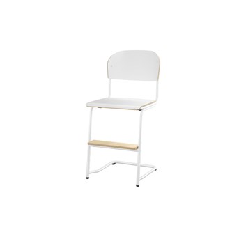 Stol Matte FSC 45/63 cm SS hvit