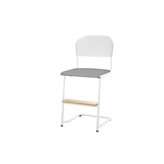 Stol Matte FSC 45/63 cm SS hvit