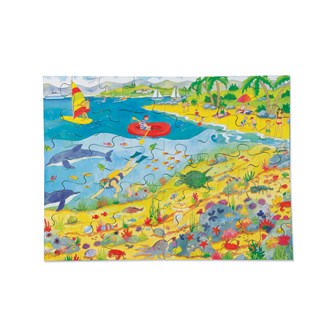 Puslespill ved havet