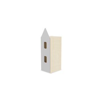 Fixa dukkehus 1:2 1 dør D36