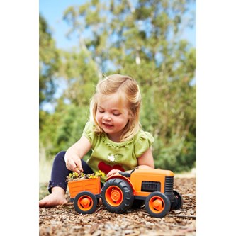 Green Toys Traktor med henger