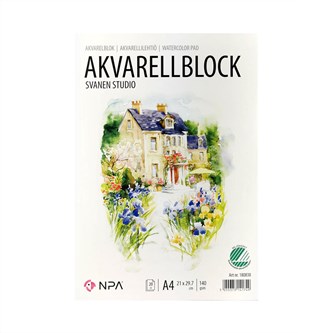 Akvarellblokk A4