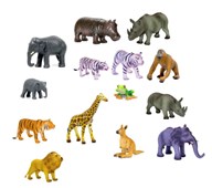 Ville dyr naturgummi 14 stk