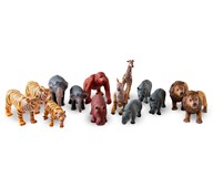 Green rubber toys ville dyr naturgummi 14 stk