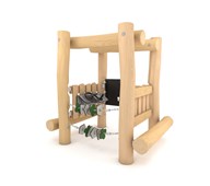 Robinia sjåførplass med tak RB1244