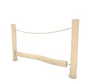 Robinia balensestokk m/støttetau RB1375