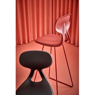 Barstol Poly medium 68 cm svart