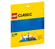LEGO byggeplate blå