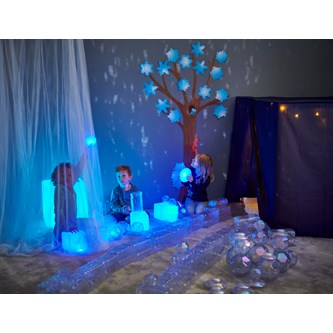 Stableklosser juvelformede transparente