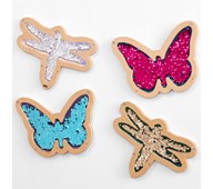 Paljettbilder - sommerfugler