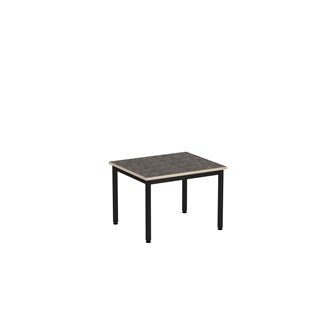 Bord 12:38 akustikk optimal linoleum 70x60 cm svart