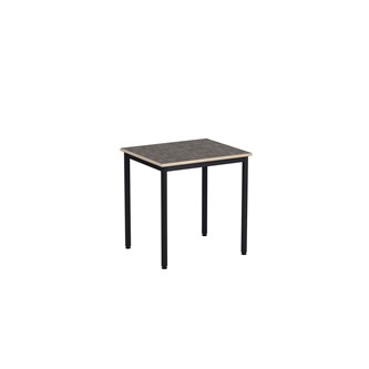 Bord 12:38 akustikk optimal linoleum 70x60 cm svart