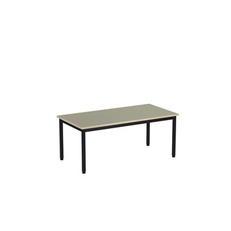 Bord 12:38 akustikk linoleum 120x60 cm svart