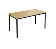 Bord 12:38 FSC akustikk laminat 140x70 cm svart