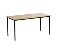 Bord Multiflex FSC HT 180x80xH90 cm svart