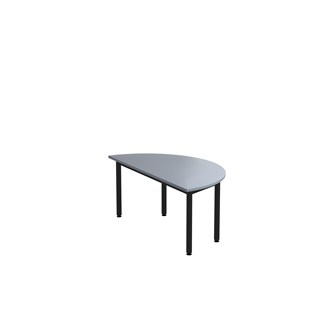 Bord 12:38 FSC DL halvrundt 120-60 cm svart