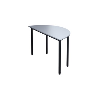 Bord 12:38 FSC DL halvrundt 120-60 cm svart
