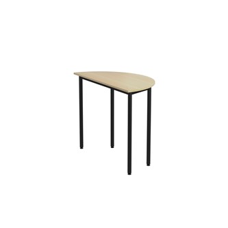 Bord 12:38 FSC DL halvrundt 120-60 cm svart