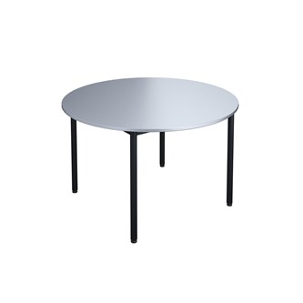 Bord 12:38 FSC akustikk optimal laminat rundt Ø120 cm svart