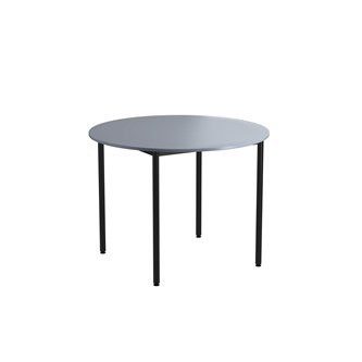 Bord 12:38 FSC akustikk optimal laminat rundt Ø120 cm svart