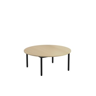 Bord 12:38 FSC akustikk optimal laminat rundt Ø120 cm svart