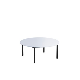 Bord 12:38 FSC akustikk optimal laminat rundt Ø120 cm svart