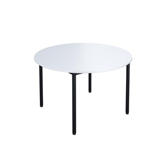 Bord 12:38 FSC akustikk optimal laminat rundt Ø120 cm svart