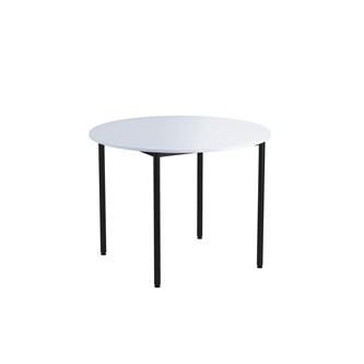 Bord 12:38 FSC akustikk optimal laminat rundt Ø120 cm svart