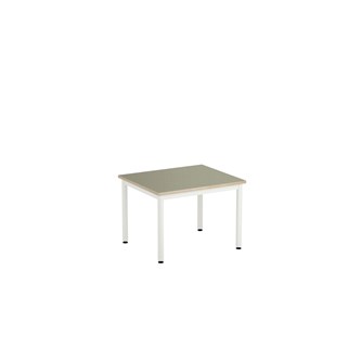 Bord 12:38 akustikk optimal linoleum 70x60 cm hvitt